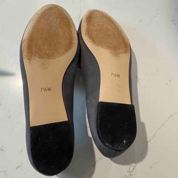 Talbots Round Toe Loafers Slip on Shoes Suede Gray Sz 7.5 - Picture 6 of 6